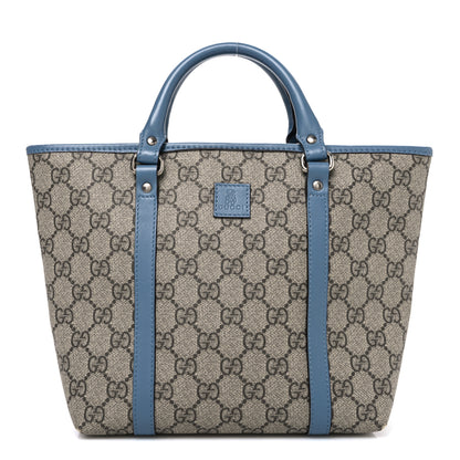 Gucci GG Supreme Monogram Childrens Tote Blue 1 of 11