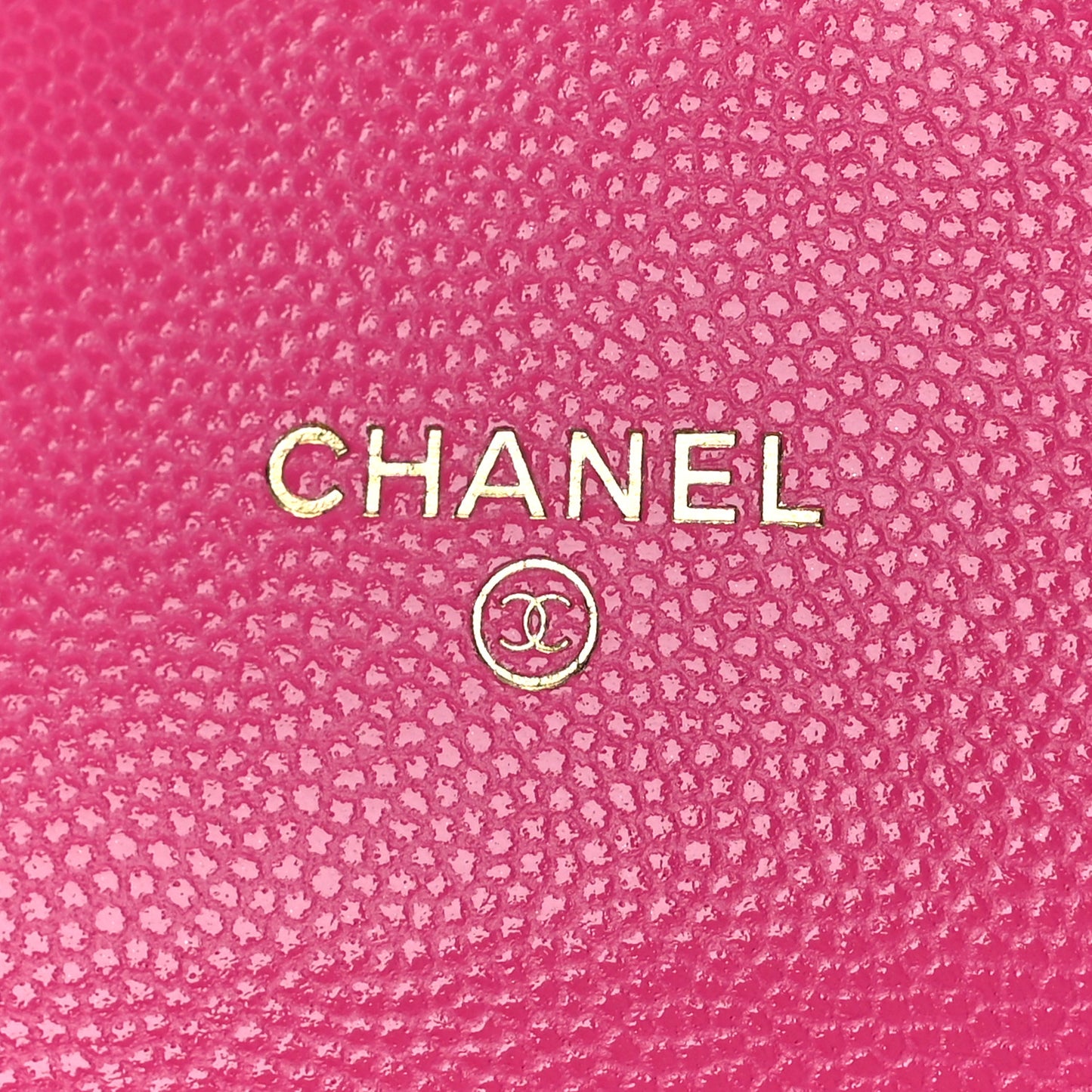 Caviar Quilted Medium Flap Wallet Dark Pink