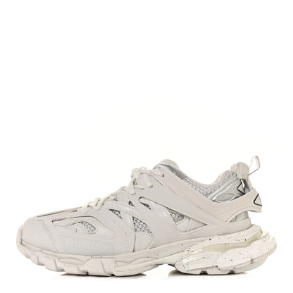 Balenciaga Rubber Mesh Fabric Monocolor Recycled Sole Womens Track Sneakers 38 White 1 of 7