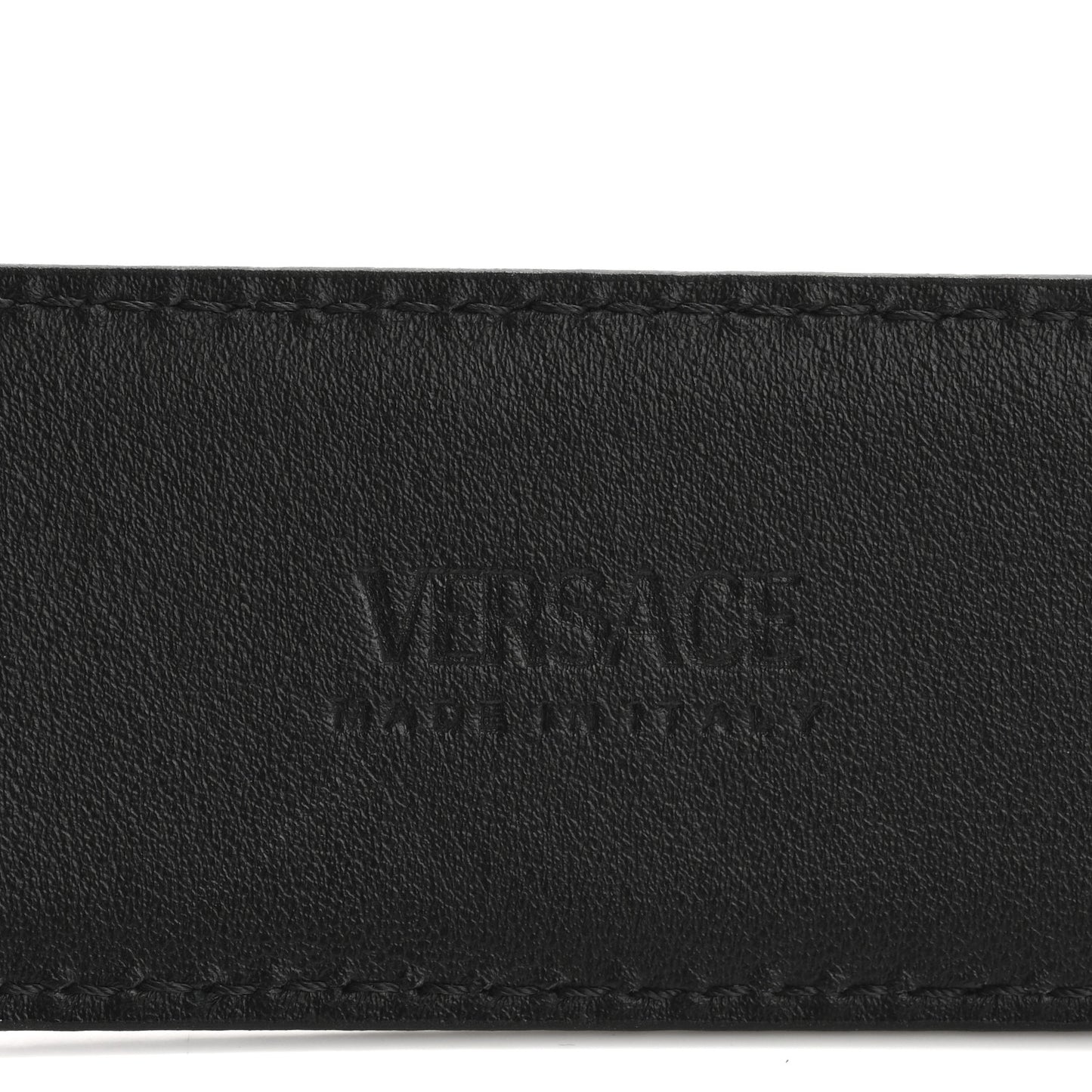 Calfskin Palazzo Medusa Belt  75 30 Black