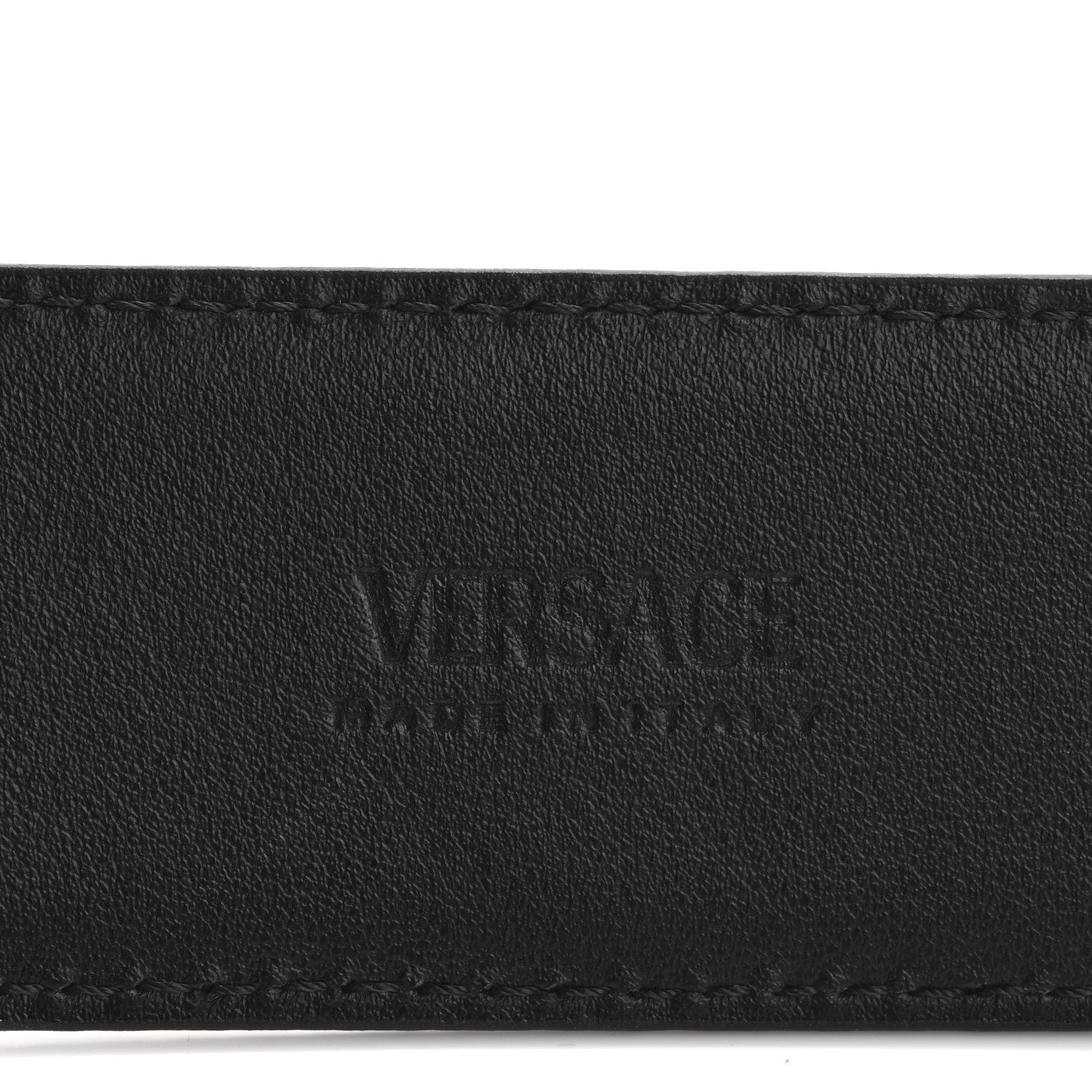 Versace Calfskin Palazzo Medusa Belt  75 30 Black 5 of 8