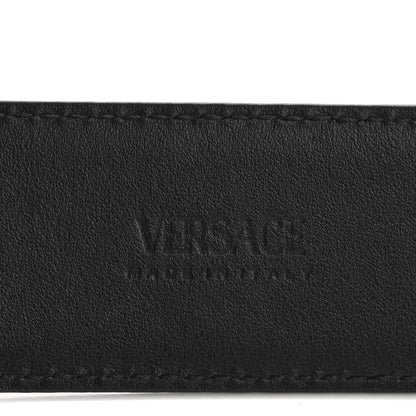 Versace Calfskin Palazzo Medusa Belt  75 30 Black 5 of 8