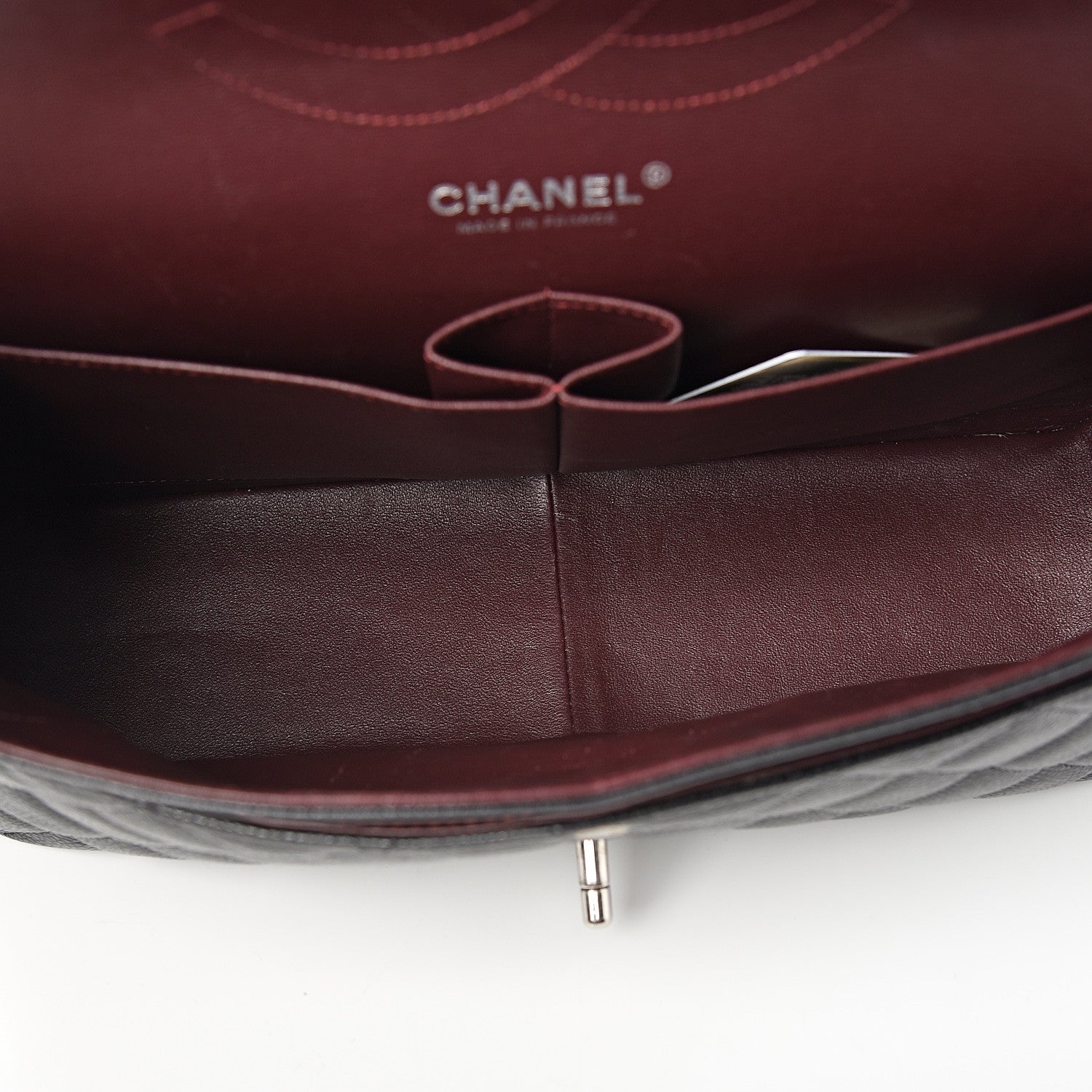 Chanel Caviar Quilted Jumbo Double Flap Black 4 of 10