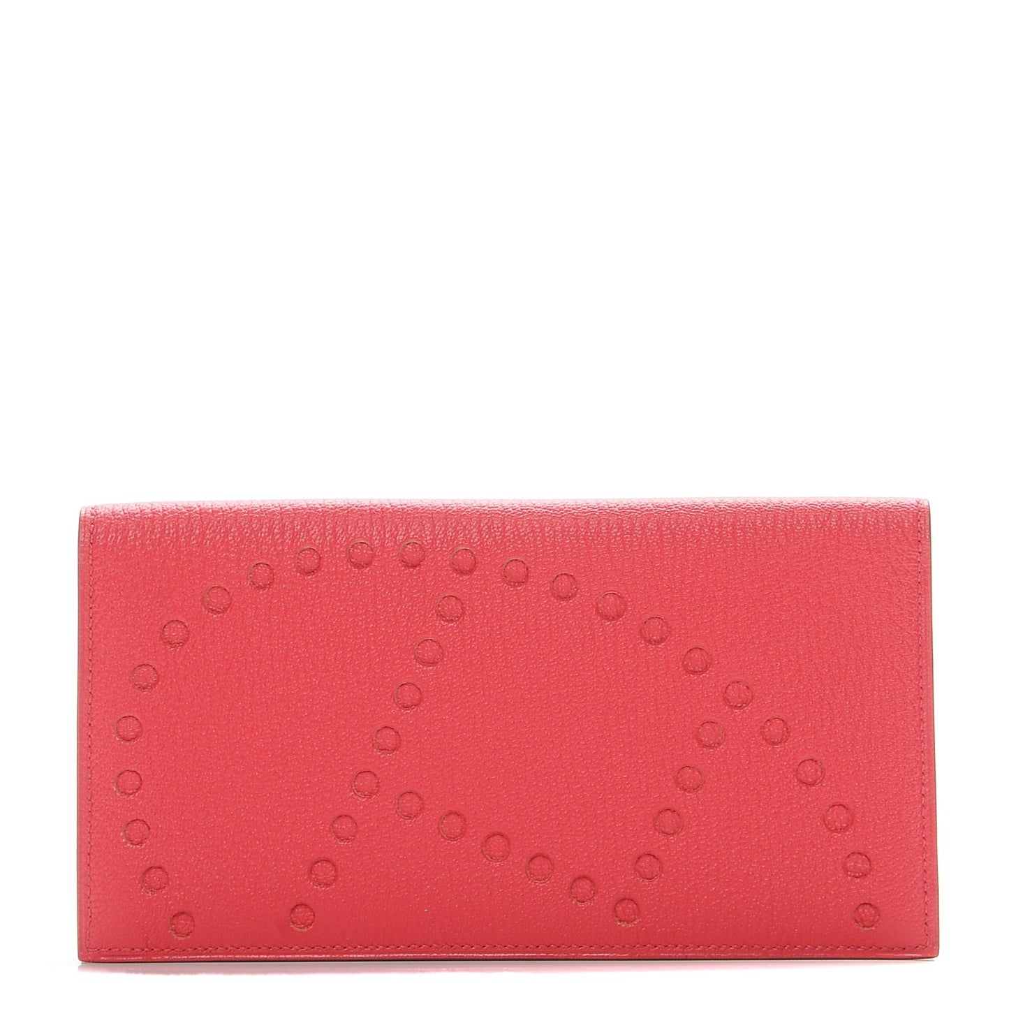 Chevre Mysore Evelyne Long Wallet Bougainvillea