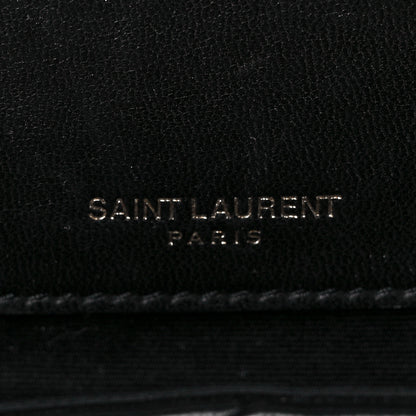 Saint Laurent Lambskin Patchwork Monogram Small Jamie Black 6 of 8