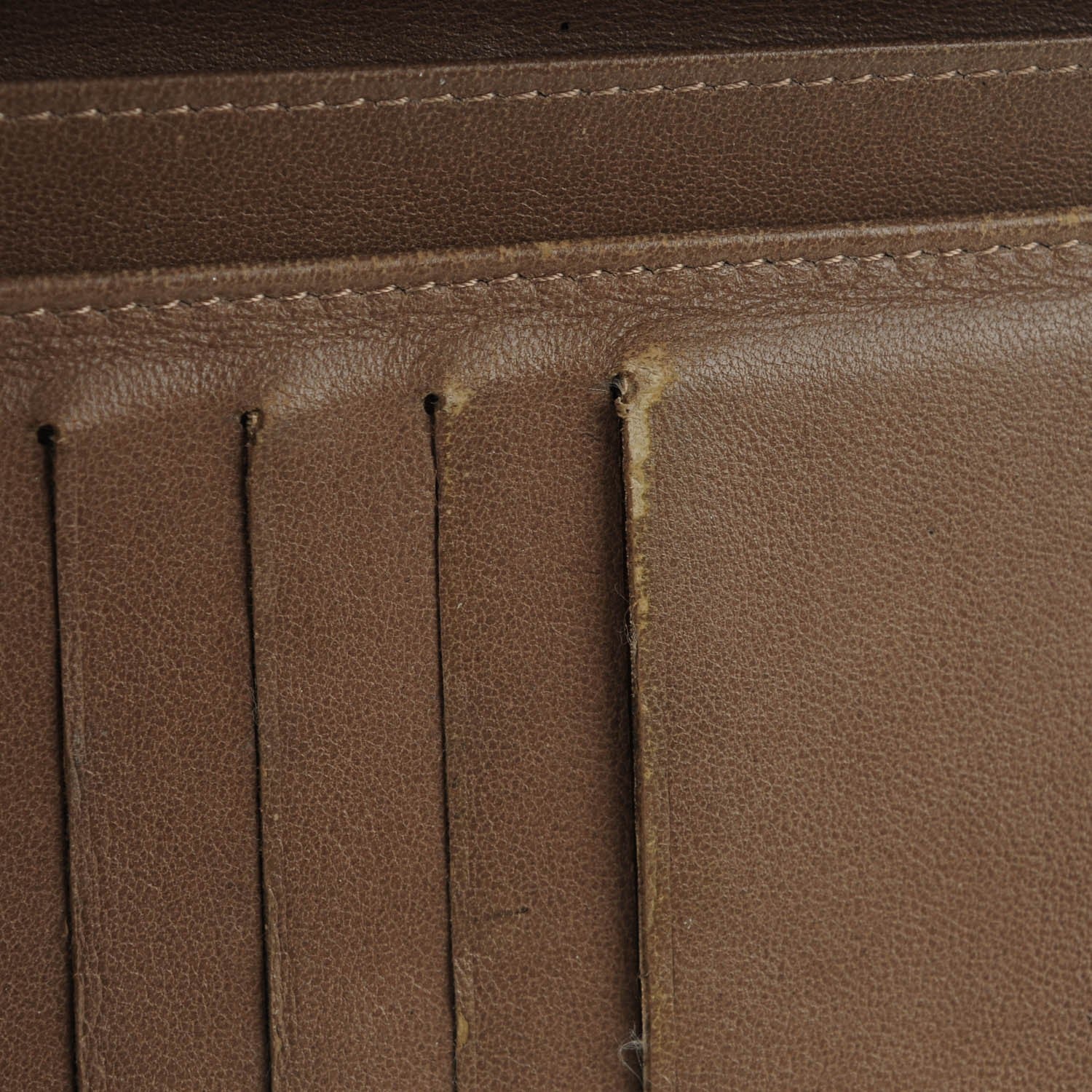 Chanel Lambskin Quilted Yen Wallet Dark Brown 8 of 9
