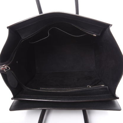 Celine Drummed Calfskin Micro Luggage Black 5 of 16
