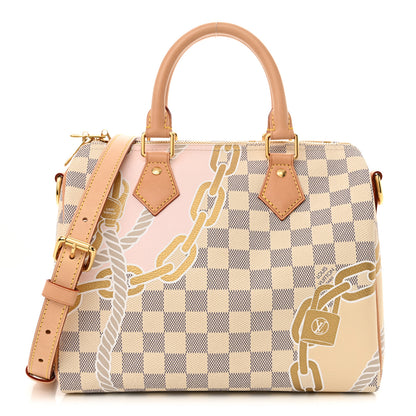 Louis Vuitton Damier Azur Nautical Speedy Bandouliere 25 1 of 9