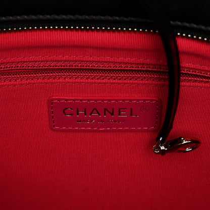 Chanel Calfskin CC Zipped Shopping Tote Black 6 of 10