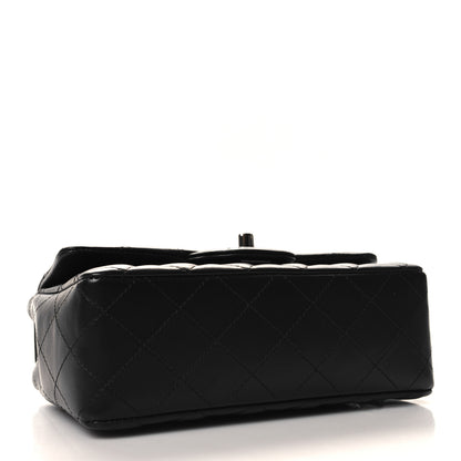 Chanel Lambskin Quilted Mini Rectangular Flap Black 4 of 11