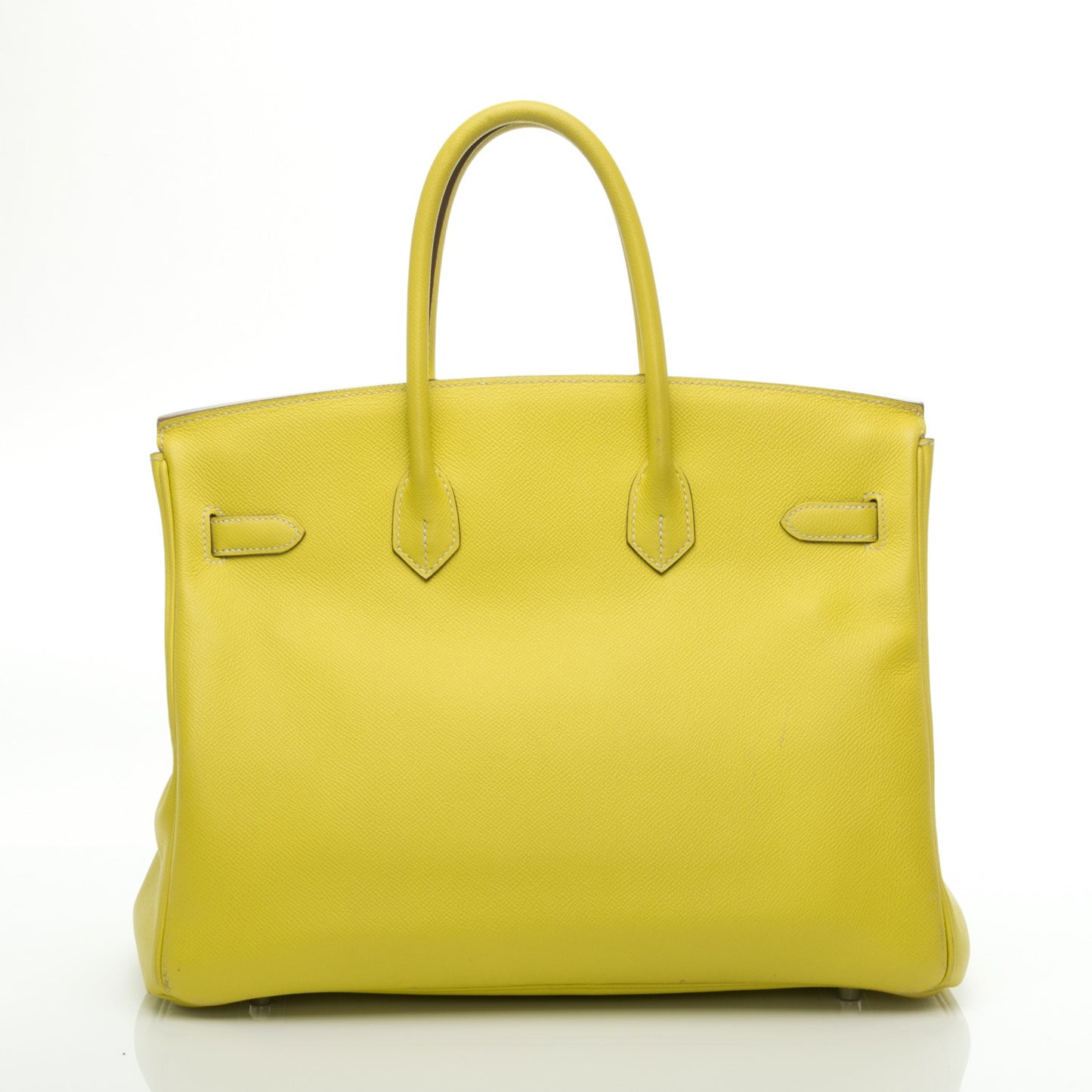 Epsom Candy Birkin 35 Lime Gris Perle