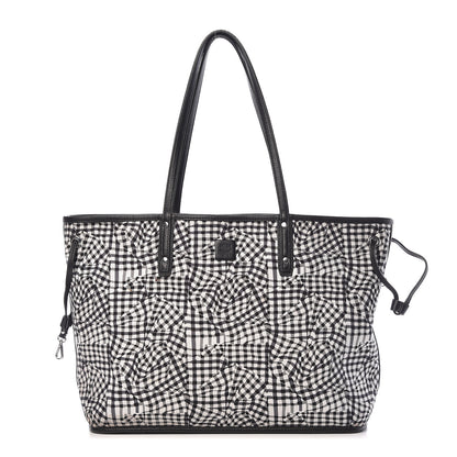 MCM Visetos Medium Reversible Shopper Tote Black 5 of 22