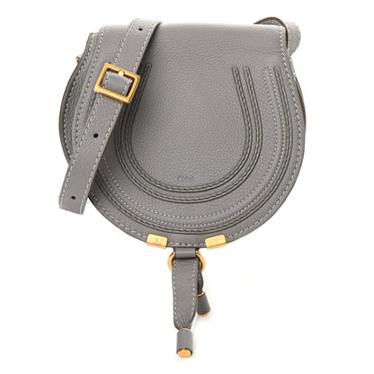 Chloe Calfskin Mini Marcie Round Crossbody Bag Cashmere Grey 1 of 10