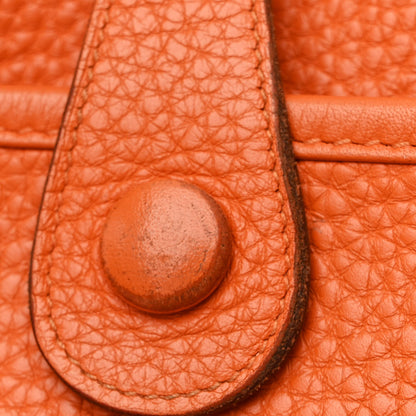 Hermes Taurillon Clemence Evelyne III PM Orange 13 of 13
