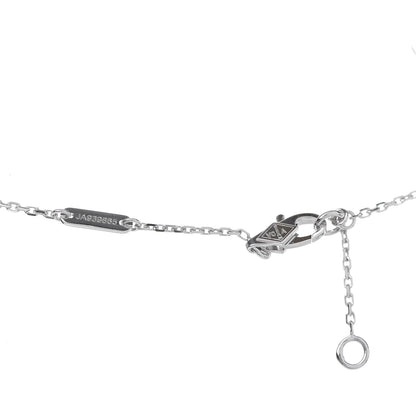 Van Cleef & Arpels 18K White Gold Diamond Mini Frivole Pendant Pave Necklace 5 of 6