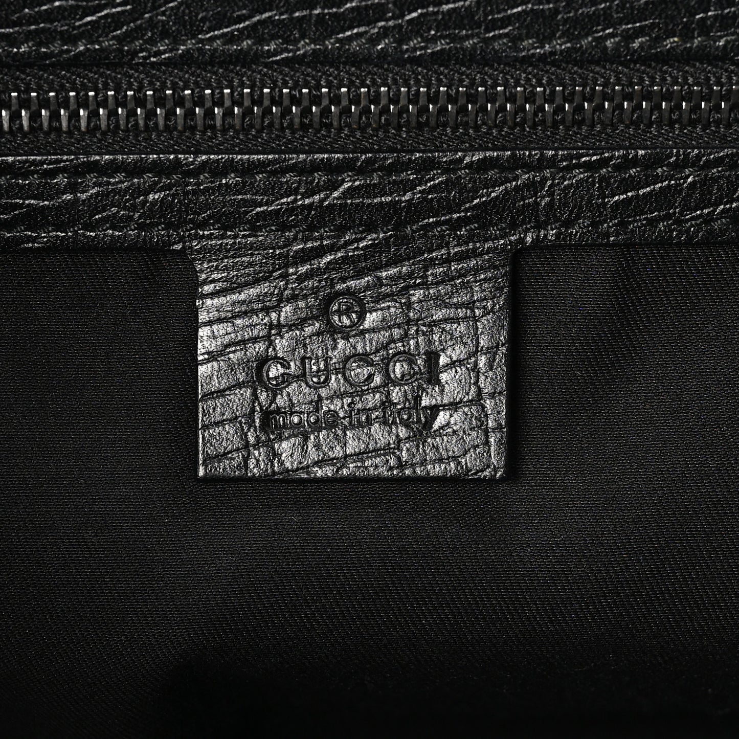 Monogram Bamboo Bullet Bag Black