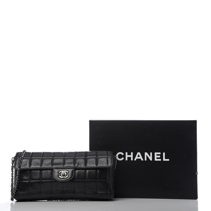 Chanel Lambskin East West Chocolate Bar Flap Black 10 of 10