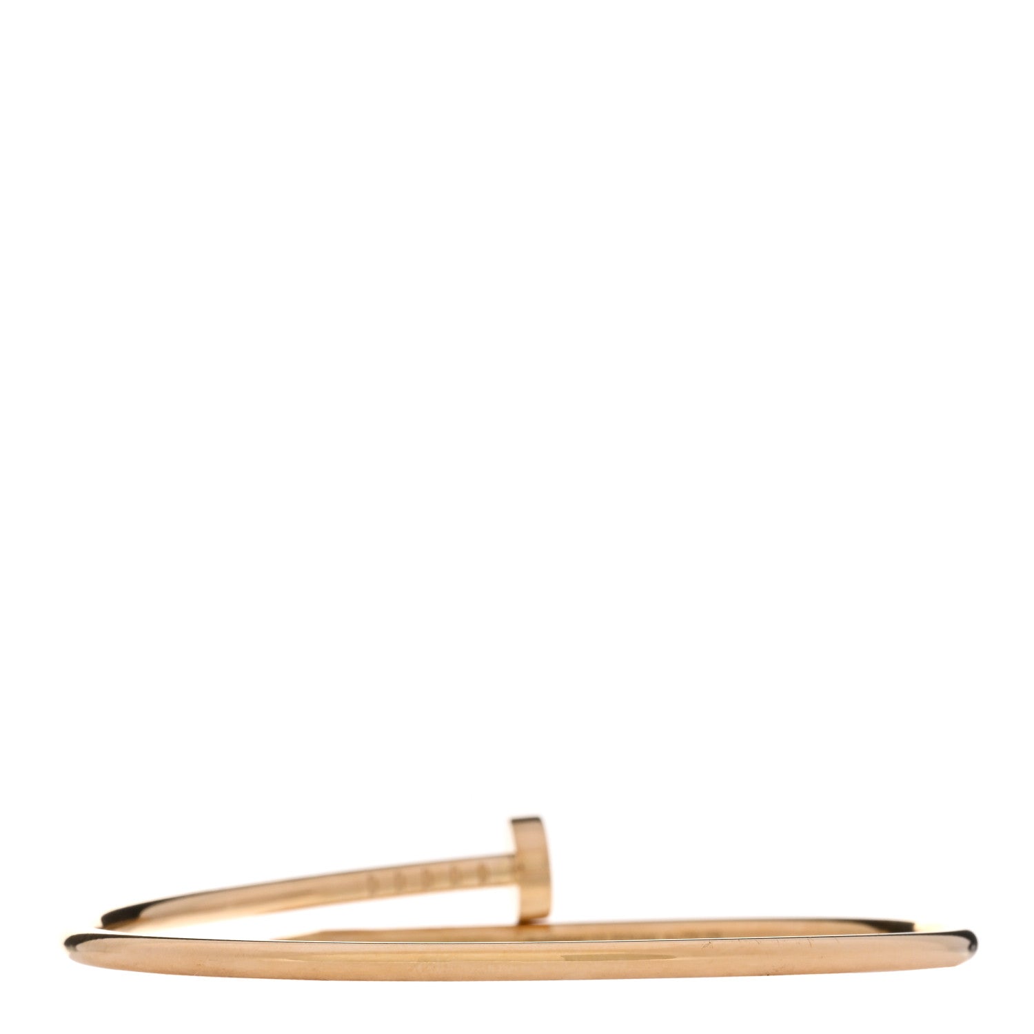 Cartier 18K Yellow Gold Small Juste Un Clou Bracelet 17 2 of 4