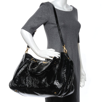 Prada Vernice Shopping Tote Black 2 of 9