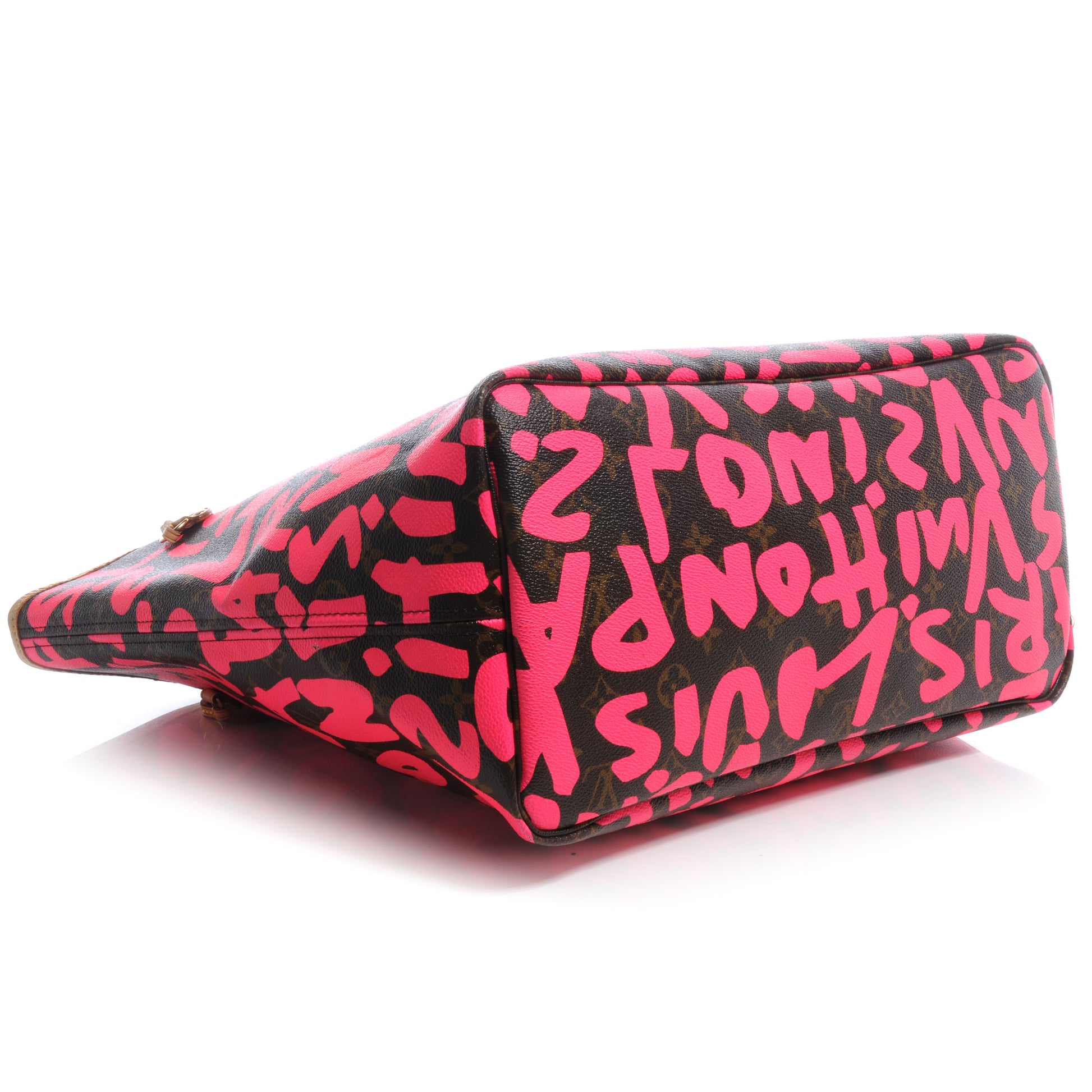 Louis Vuitton Monogram Graffiti Neverfull GM Fuchsia 4 of 8