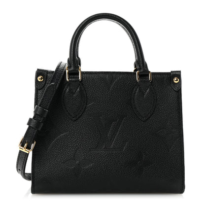 Louis Vuitton Empreinte Monogram Giant Onthego BB Black 1 of 9