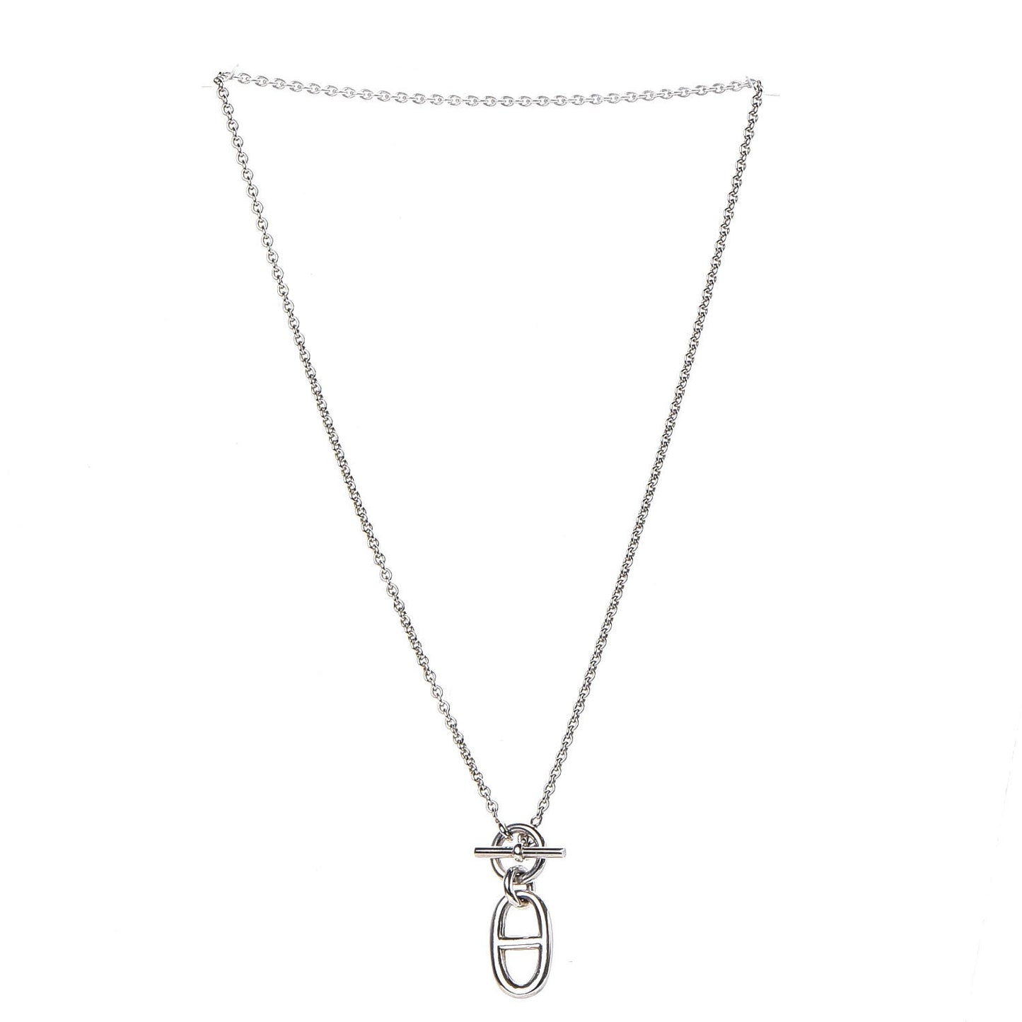 Sterling Silver Amulette Chaine d'Ancre Necklace