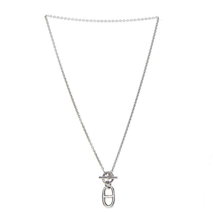 Hermes Sterling Silver Amulette Chaine d'Ancre Necklace 3 of 5