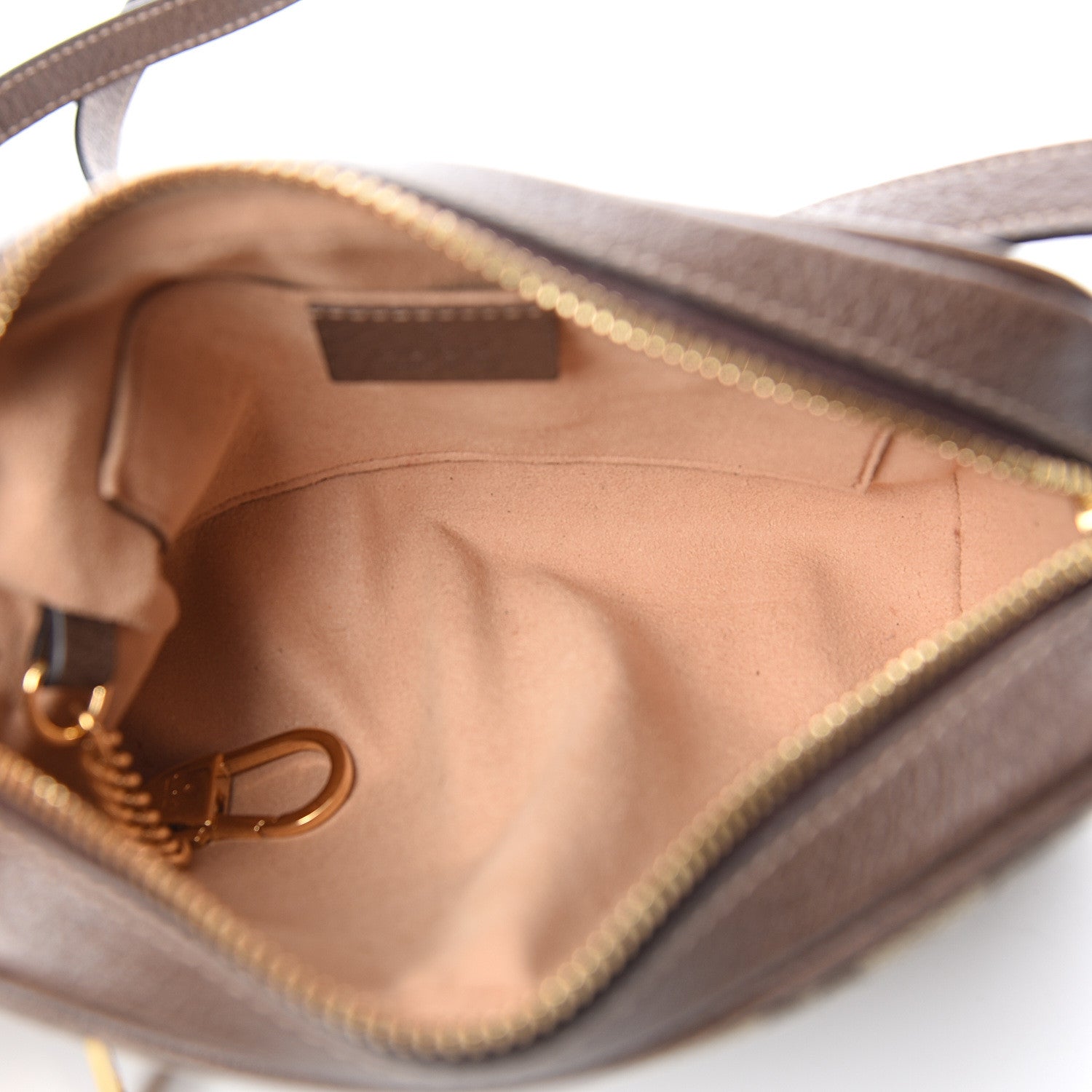 Gucci GG Supreme Monogram Web Mini Ophidia Shoulder Bag Brown 4 of 9