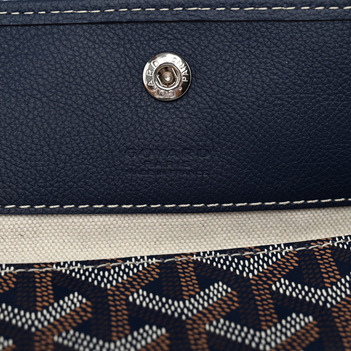 Goyardine Boheme Hobo Navy Blue