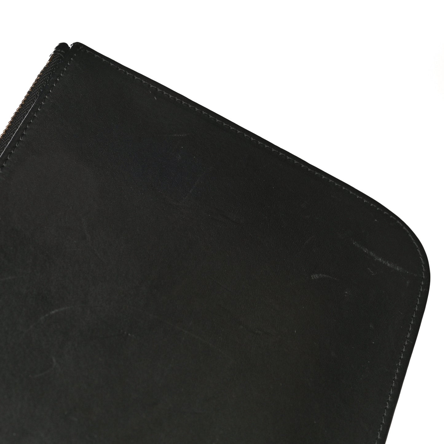 Vegetable Tanned Calfskin Bucket Bag Black Ballerina