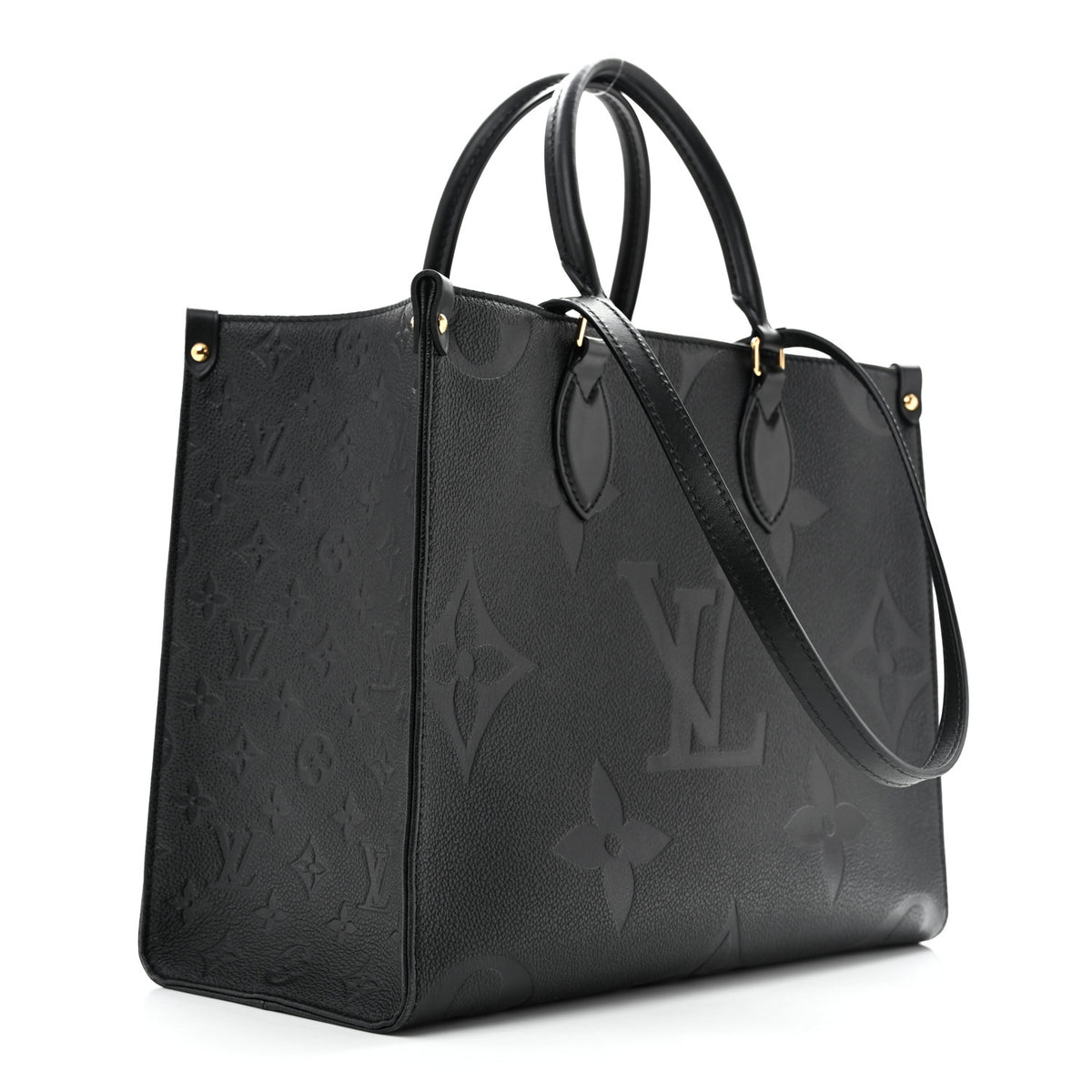 Louis Vuitton Empreinte Monogram Giant Onthego MM Black 3 of 13