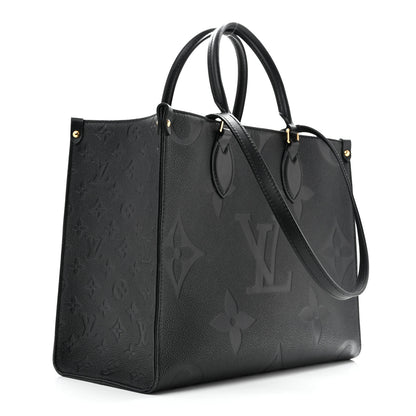 Louis Vuitton Empreinte Monogram Giant Onthego MM Black 3 of 13