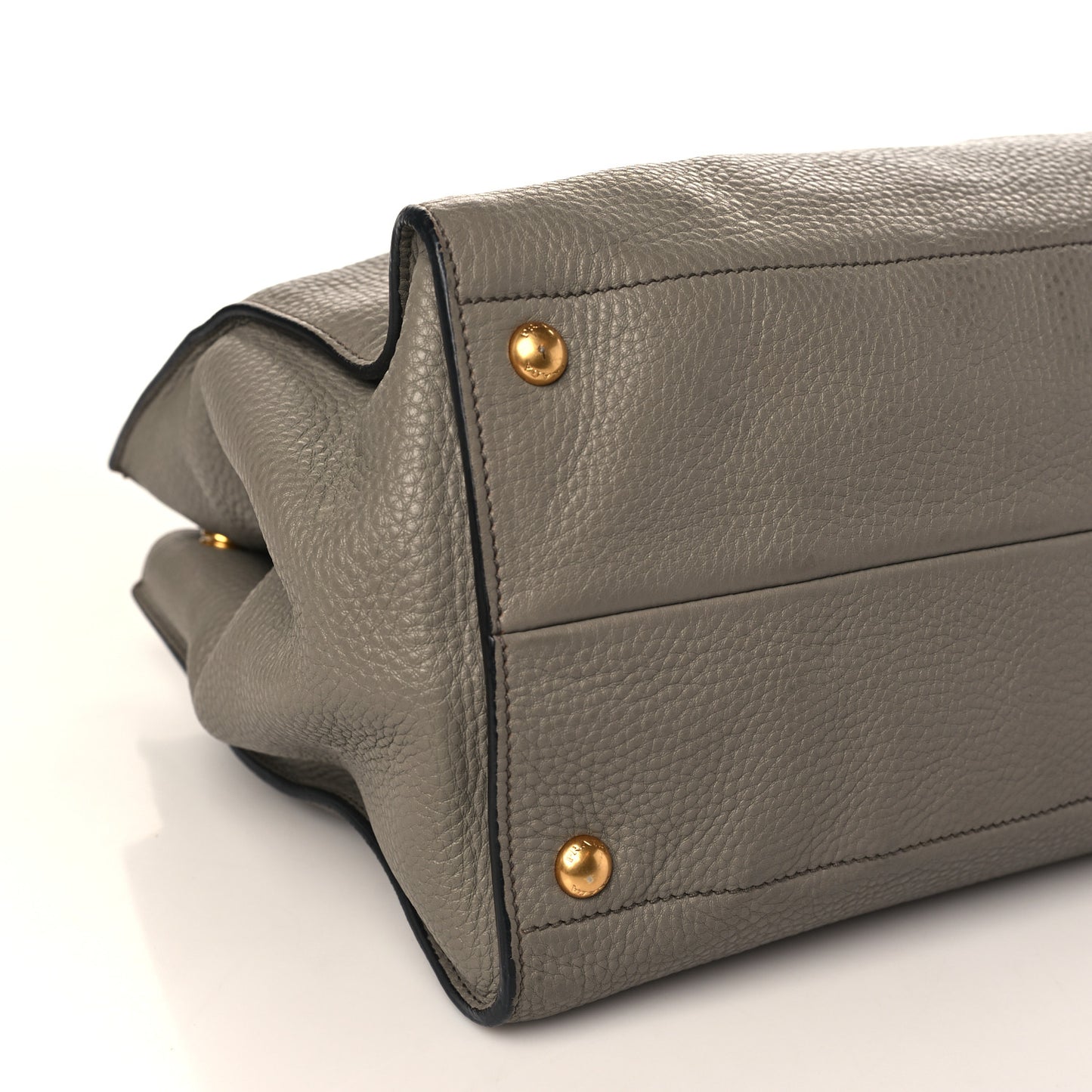 Vitello Daino Shopping Tote Argilla
