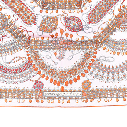 Hermes Silk Parures Des Maharajas Scarf 90 3 of 7