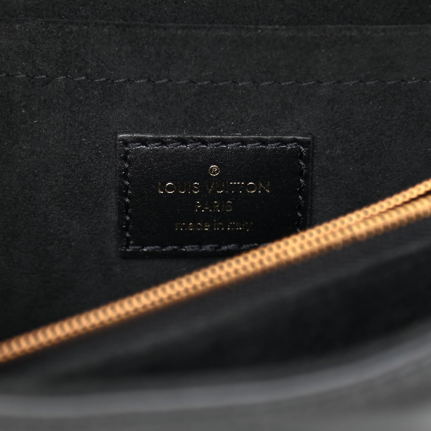 Calfskin LV New Wave Chain Bag Black