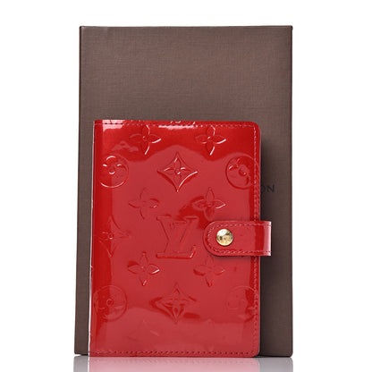 Louis Vuitton Vernis Small Ring Agenda Cover Pomme D'Amour 7 of 7
