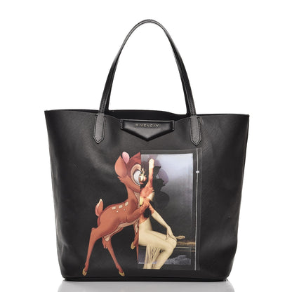 Givenchy Textured Coated Canvas Bambi Print Medium Antigona Tote 3 of 11