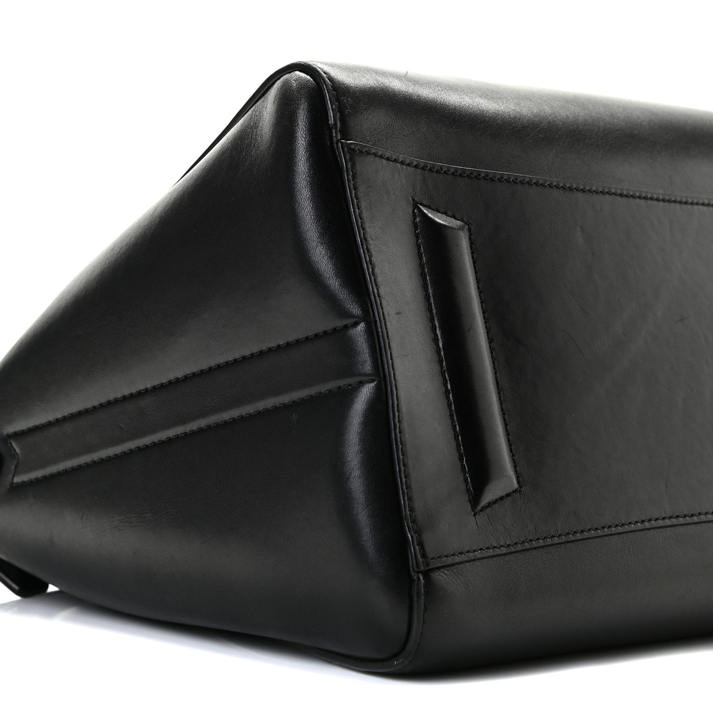Shiny Lord Calfskin Medium Antigona Black