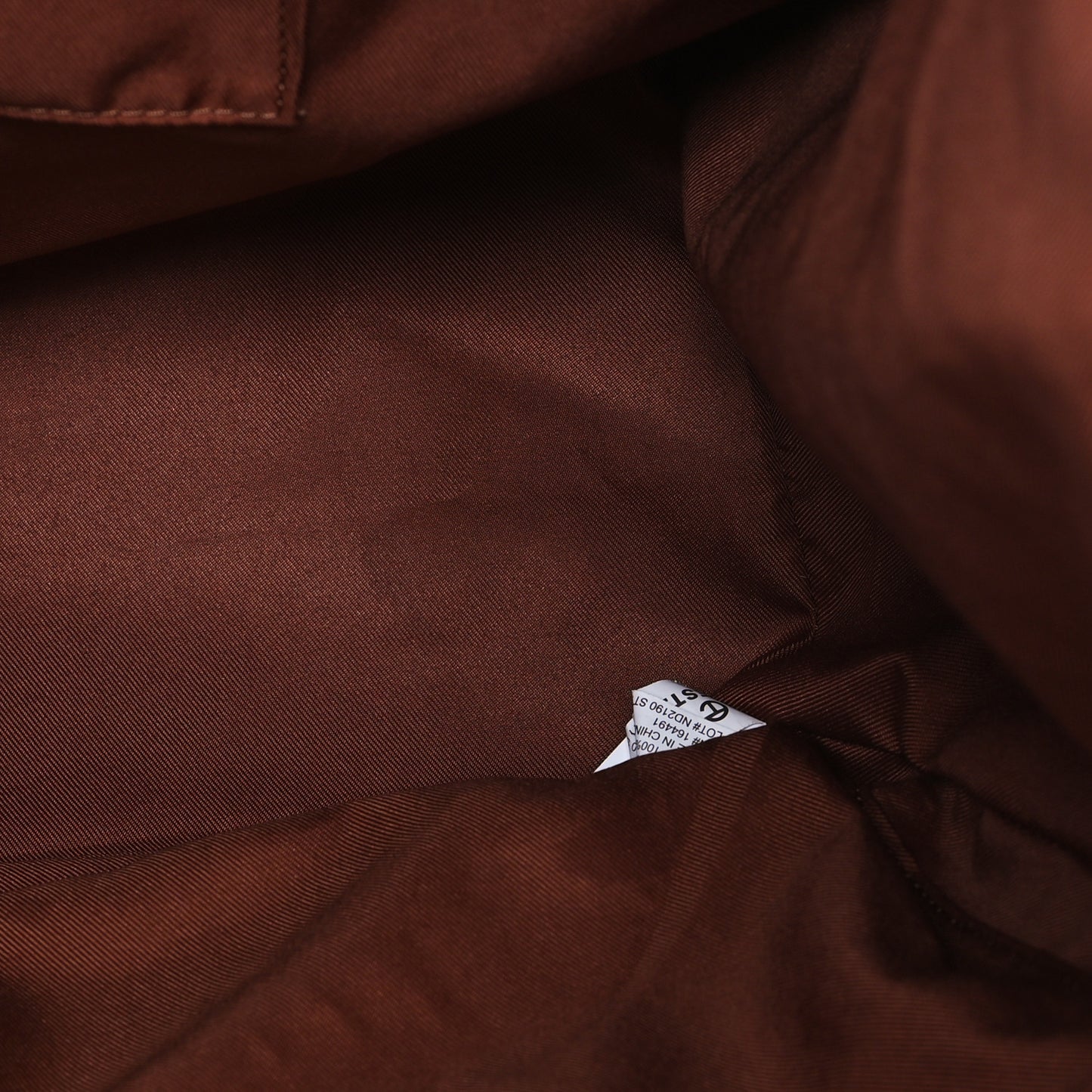 Vegan Leather Large Shopping Bag Tan