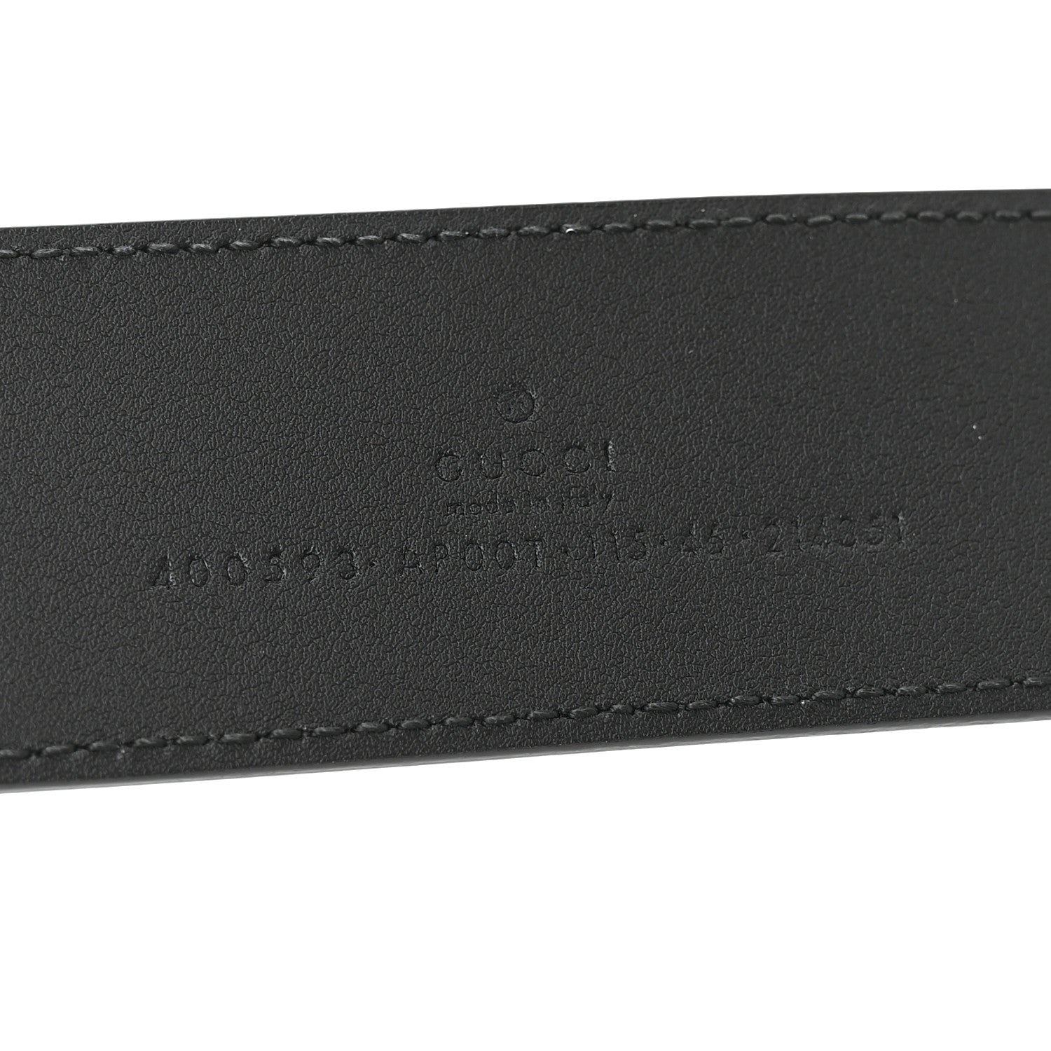 Gucci Calfskin Double G 40mm Belt 115 46 Black 4 of 4