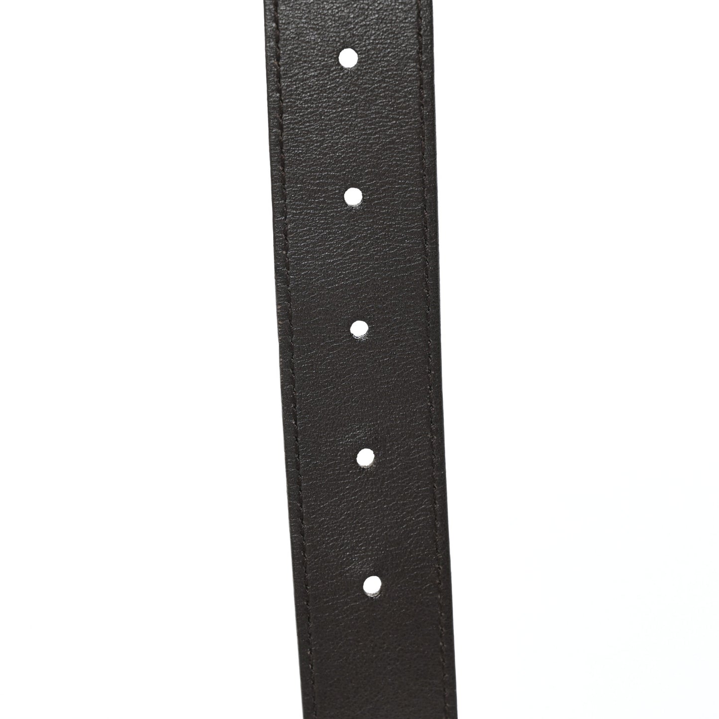 Calfskin Double G 30mm Belt 80 32 Dark Cocoa