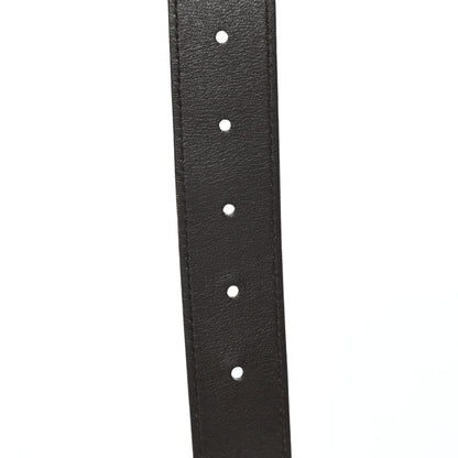 Gucci Calfskin Double G 30mm Belt 80 32 Dark Cocoa 4 of 5