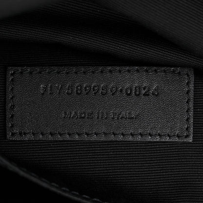 Saint Laurent Grain De Poudre Monogram Belt Bag Black 7 of 11