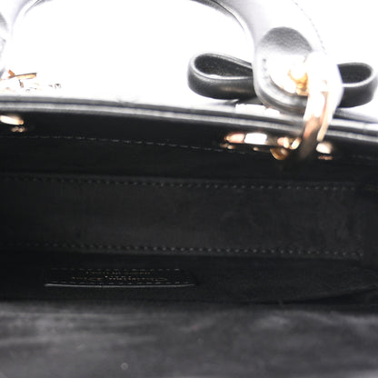Christian Dior Lambskin Cannage Small Lady D-Joy Black 5 of 11