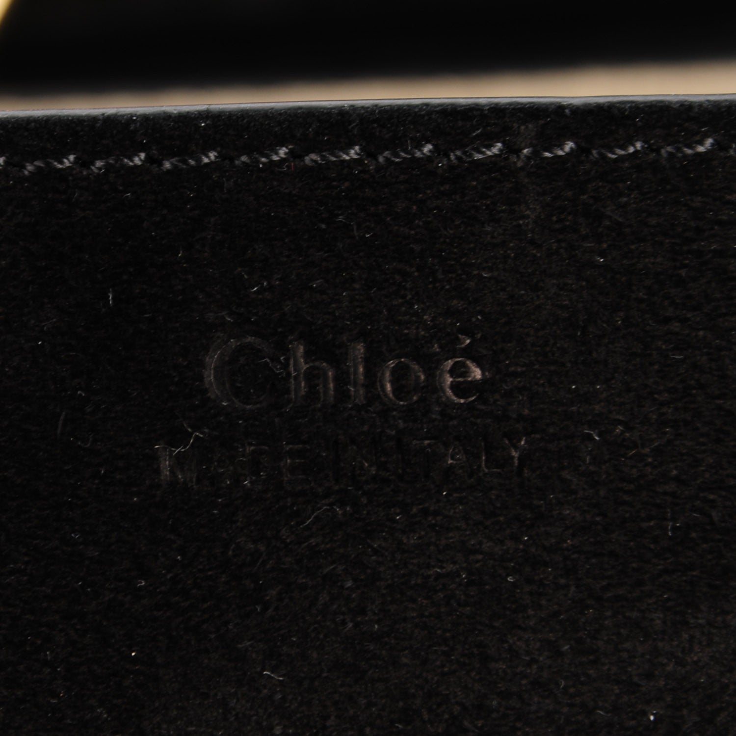 Chloe Suede Calfskin Mini Drew Shoulder Bag Black 9 of 9