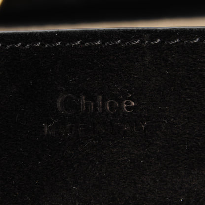Chloe Suede Calfskin Mini Drew Shoulder Bag Black 9 of 9
