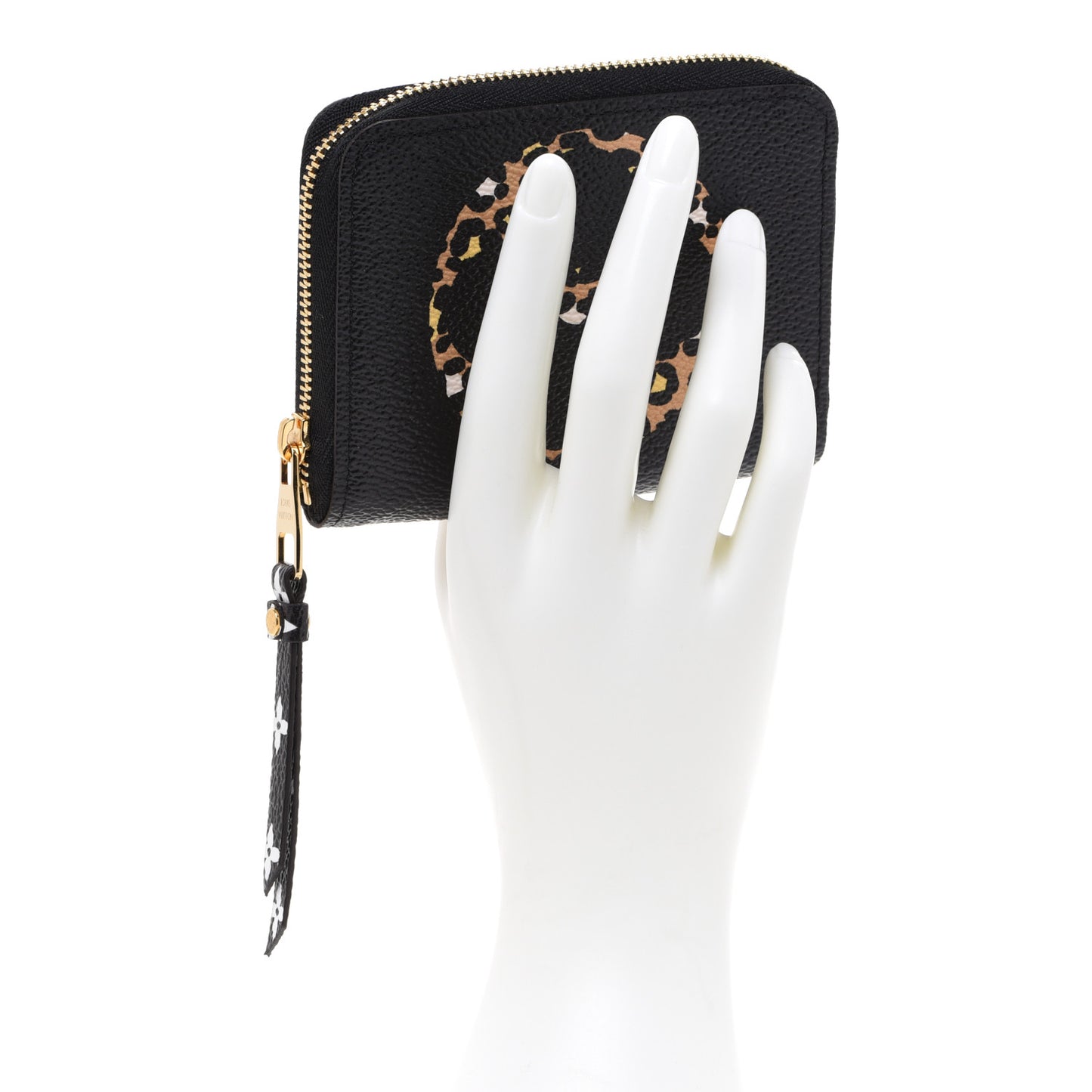 Monogram Giant Jungle Zippy Coin Purse Black