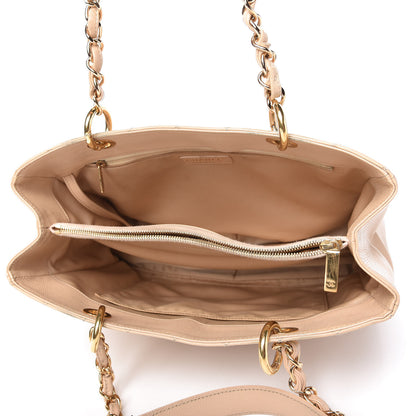 Chanel Caviar Quilted Grand Shopping Tote GST Beige Clair 5 of 8