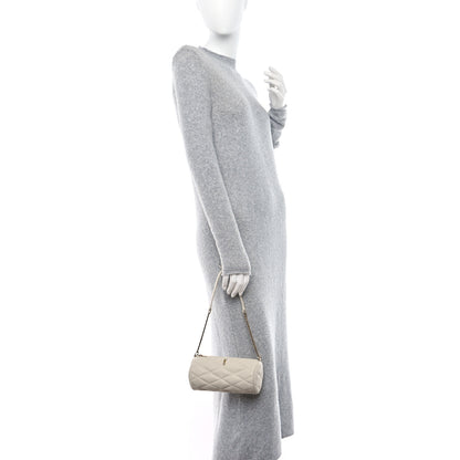 Saint Laurent Lambskin Monogram Mini Sade Tube Bag Vintage White 2 of 11