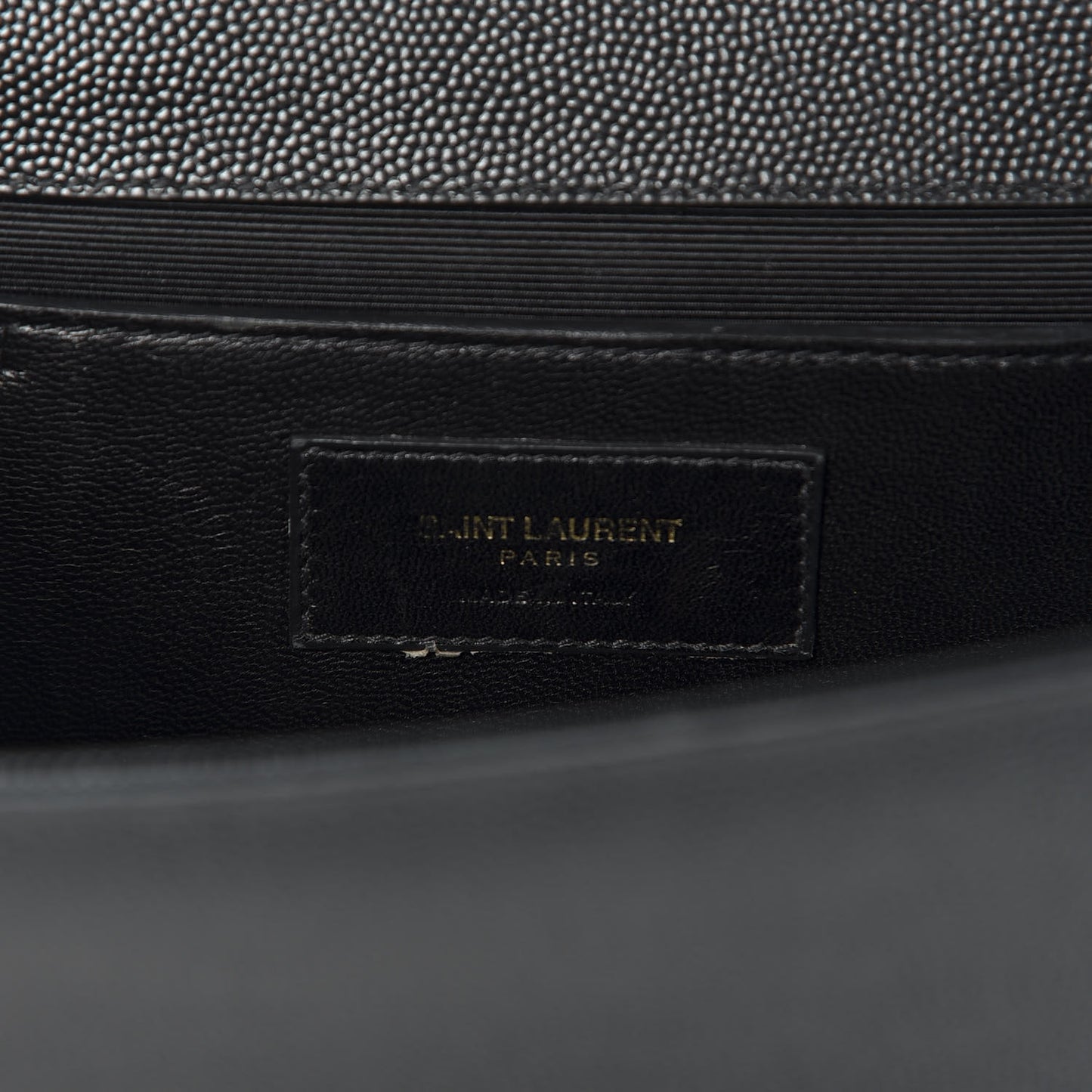 Grain De Poudre Medium Classic Monogram Kate Satchel Black
